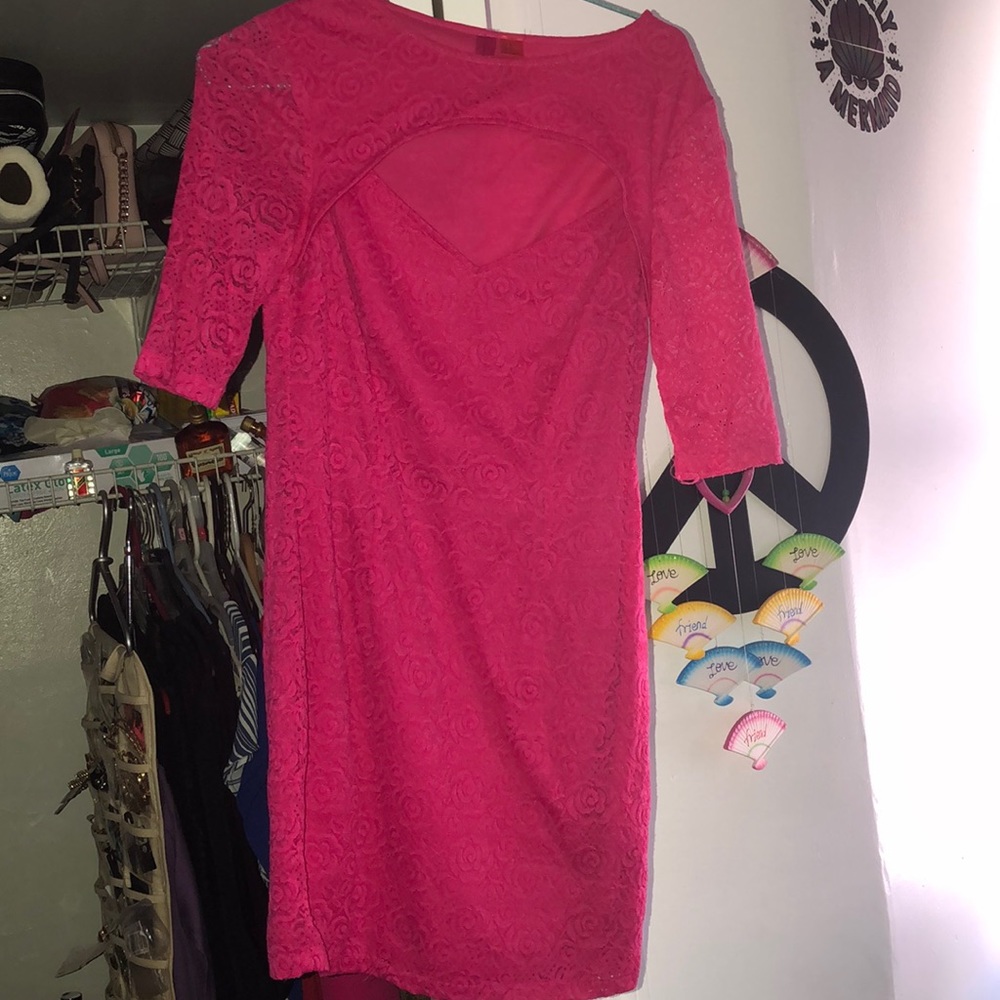 Pretty hot pink Dress